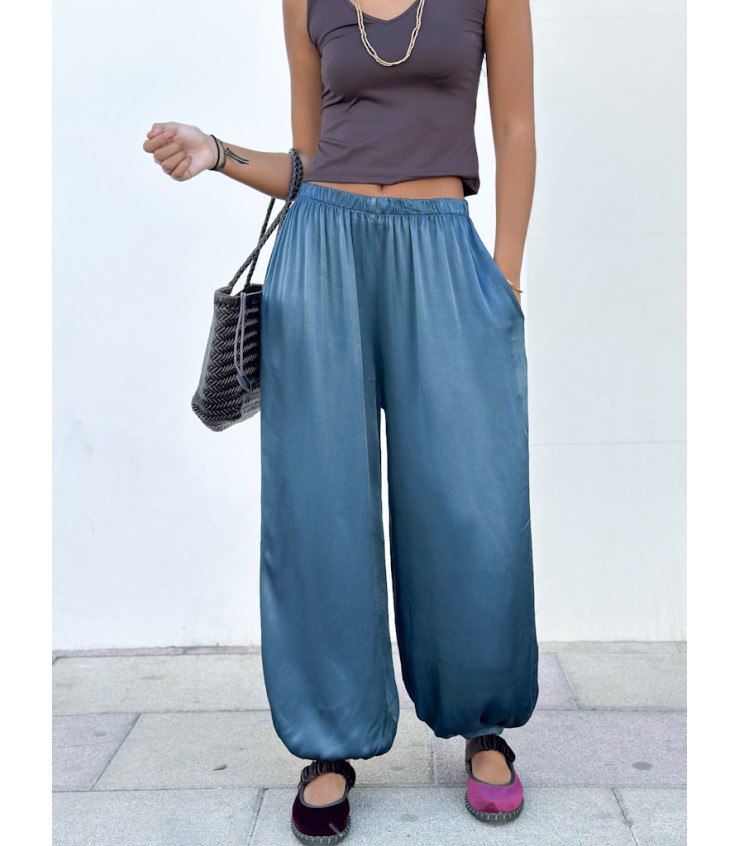 Pantalón bombacho raso