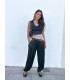 Pantalón bombacho raso